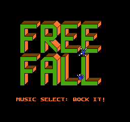 Free Fall (USA) (Proto) Title Screen